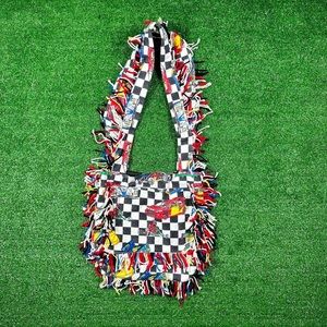 Race Car Fringe Tote Bag